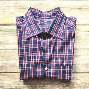 Vineyard Vines Men's  Slip Fit Plaid Shirt Size M
